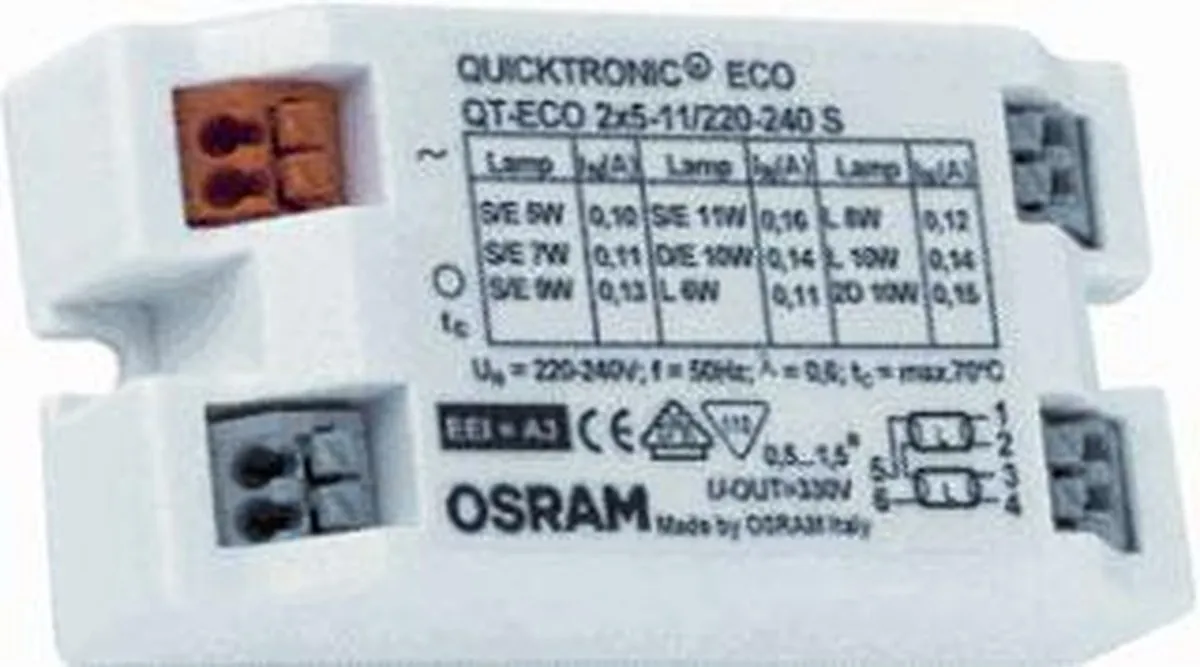LEDVANCE OSRAM Quicktronic ECO Dual 5-11W Elektronische Ballast