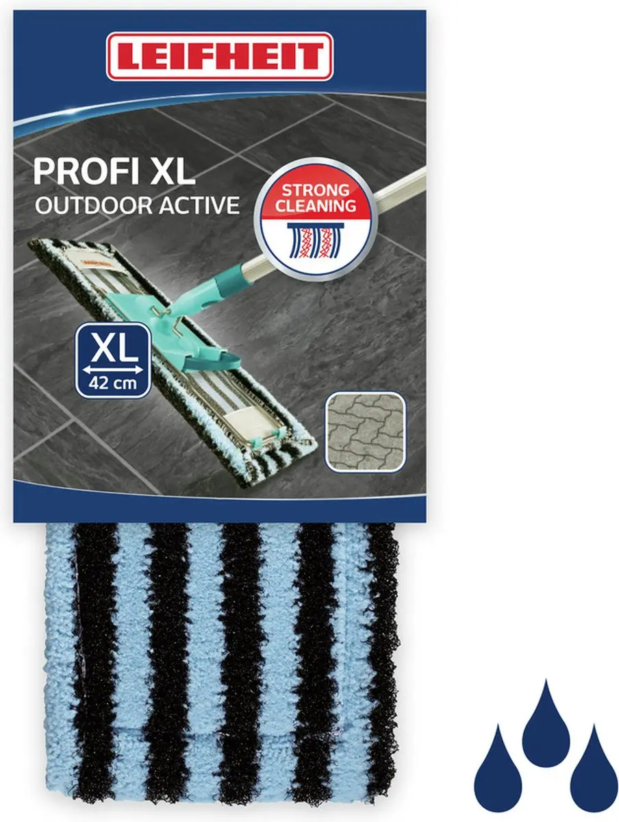 Leifheit Profi Overtrek Dweildoek Power Clean XL - 42cm Blauw