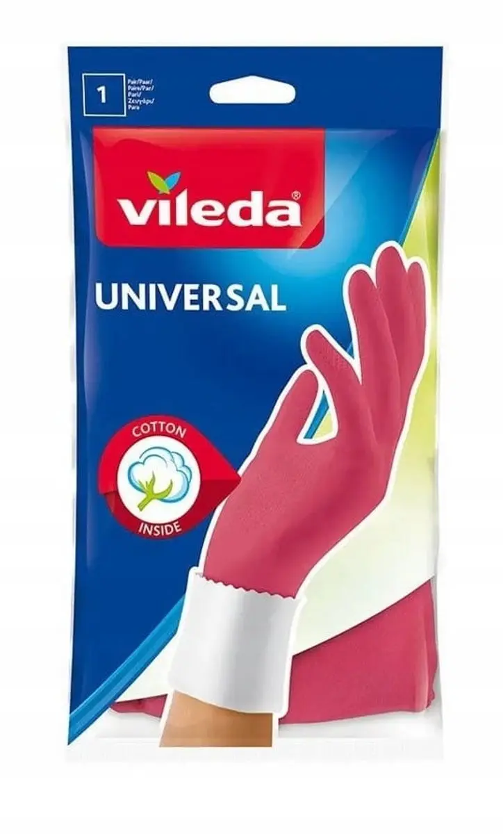 Vileda Universal Huishoudhandschoenen S - Roze - 1 Paar