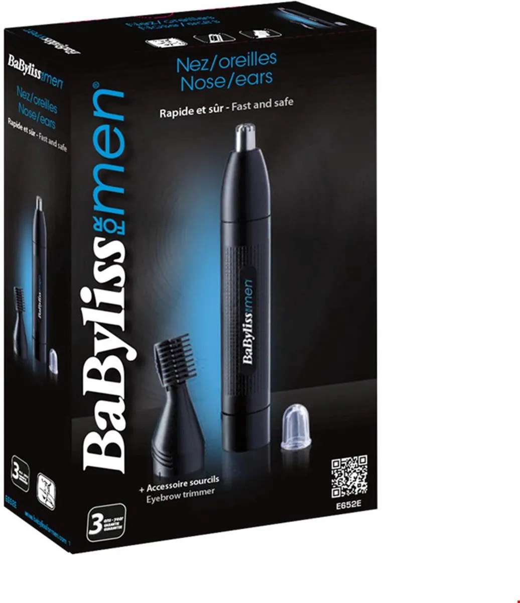 Babyliss Nose Ear & Eyebrow Precisietrimmer E652E - Multi
