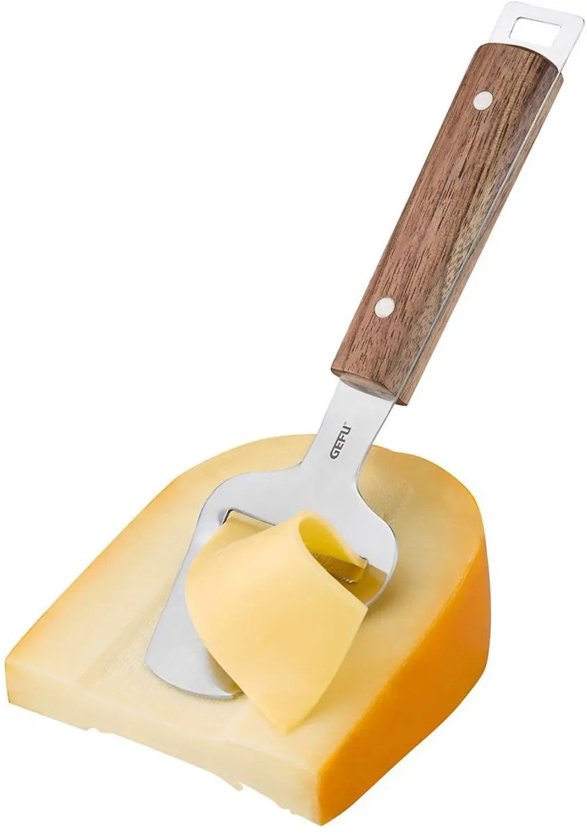 GEFU Madero Kaasschaaf RVS/Walnoot 24,3cm