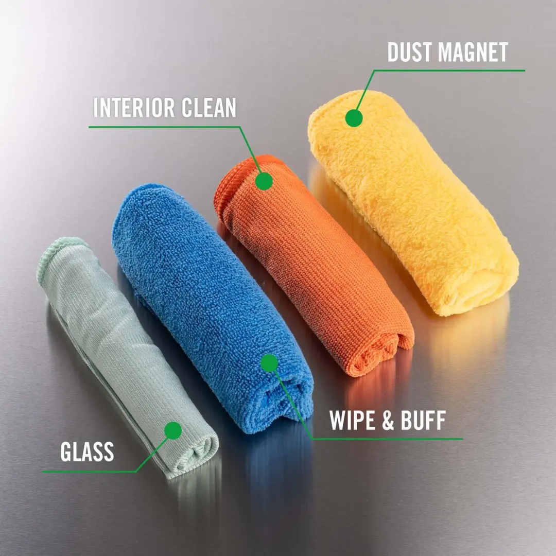 Turtle Wax Microvezel Essentials Kit - 4 Doeken 40x30cm