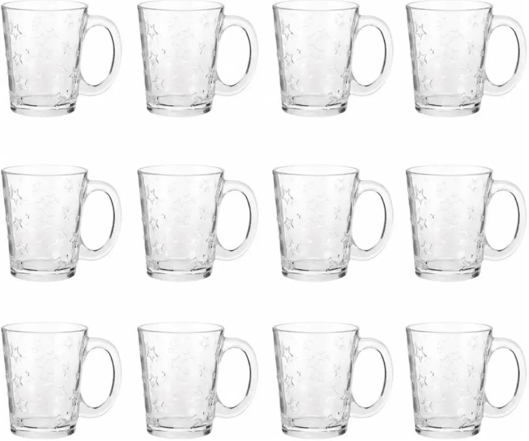 Excellent Houseware Theeglazen Star 12-delig