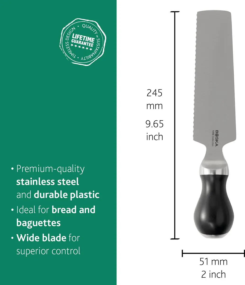 Boska Raclettemes Pro 150mm - Zwart/Silver