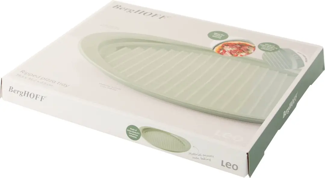 BergHOFF LEO Geribbelde Pizza Bakplaat 33cm - Groen