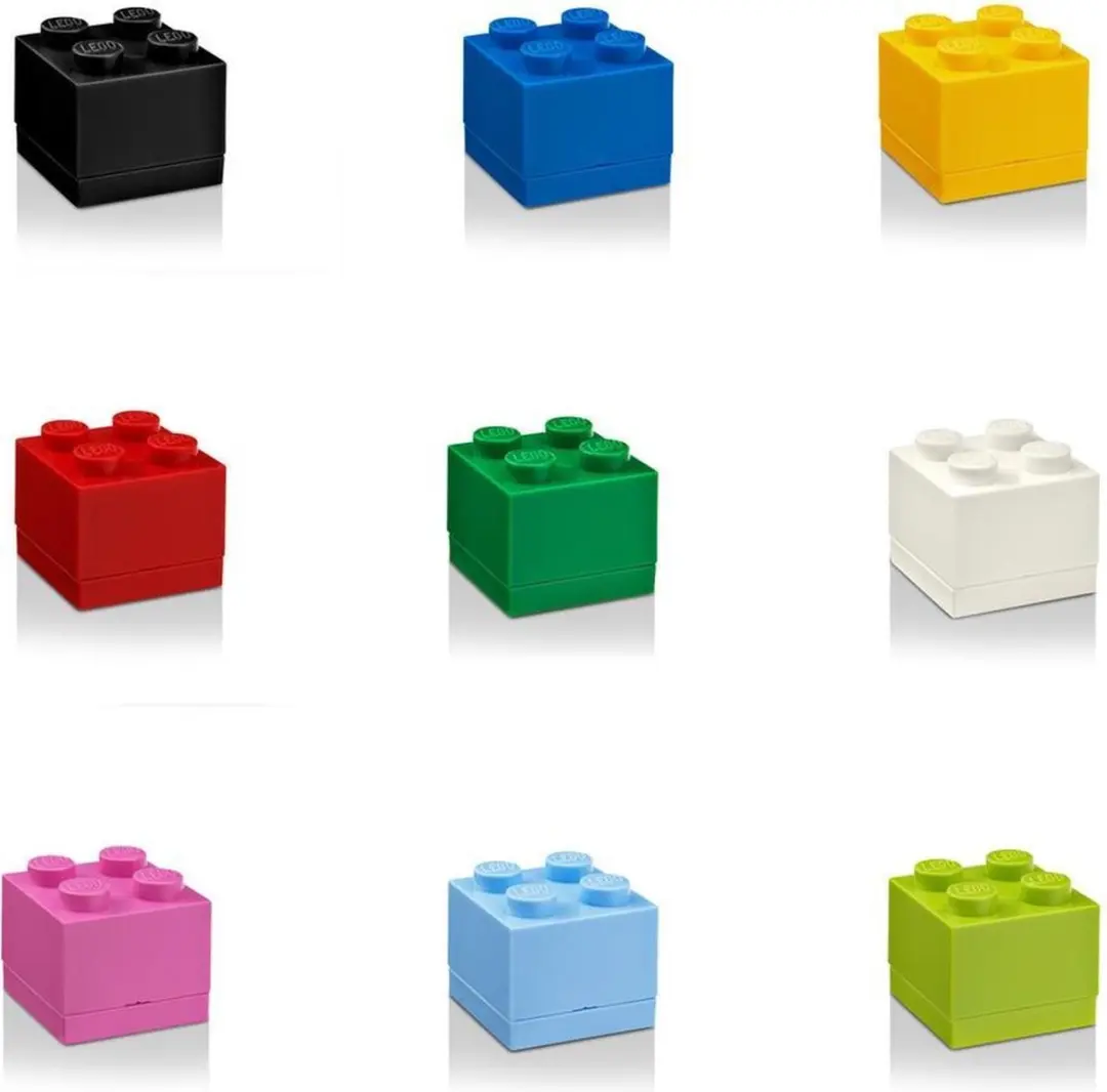 LEGO Opbergbox Mini Brick 4 - Rood
