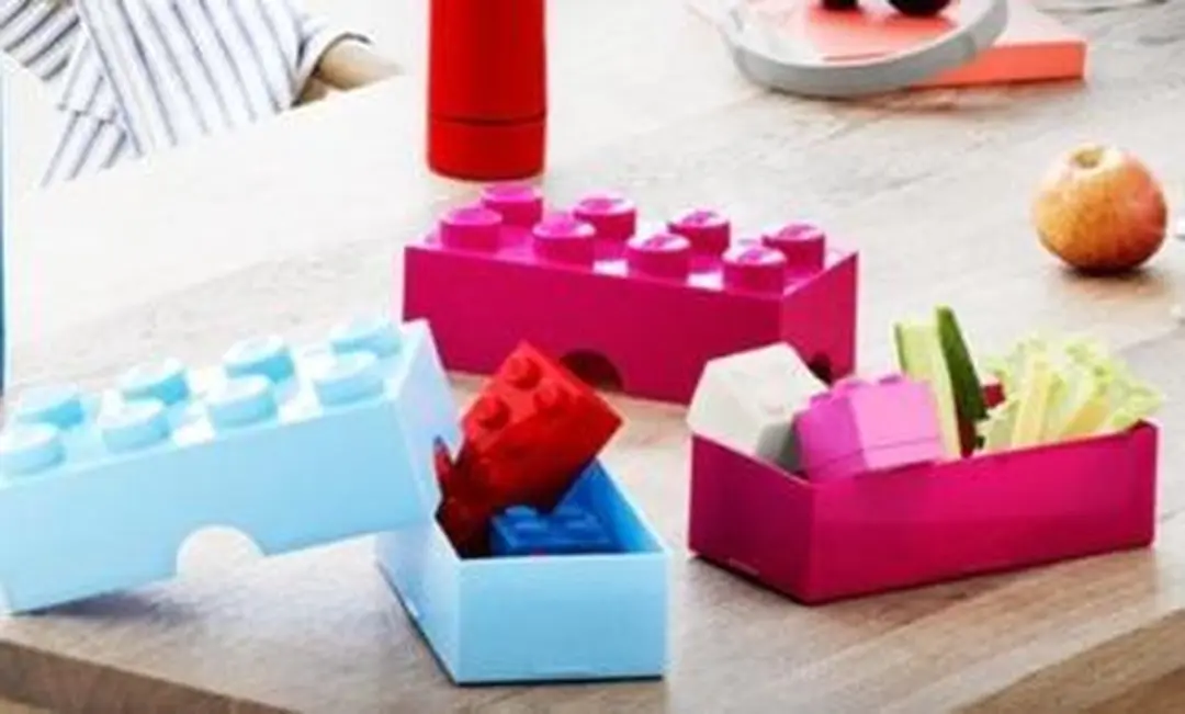 LEGO Opbergbox Mini Brick 4 - Rood