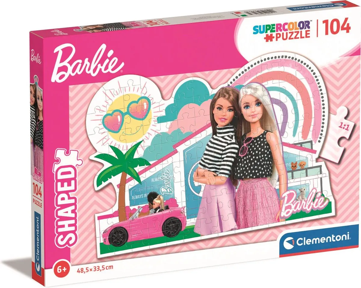 Clementoni Barbie Kinderpuzzel 104 Stukjes