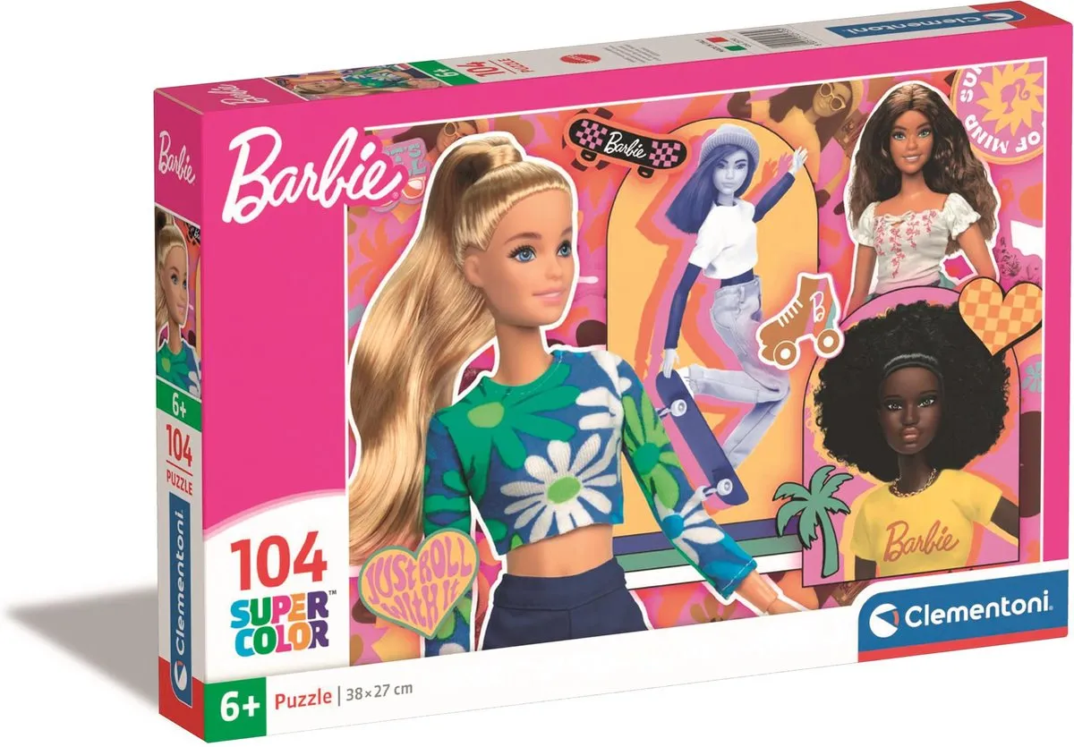 Clementoni Barbie Kinderpuzzel 104 Stukjes