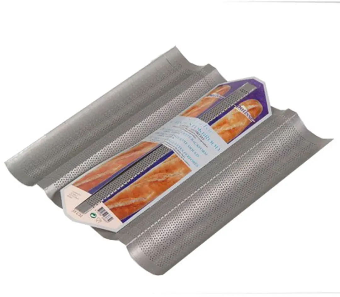 Patisse Silver-Top Stokbroodvorm 4-delig 38x33cm