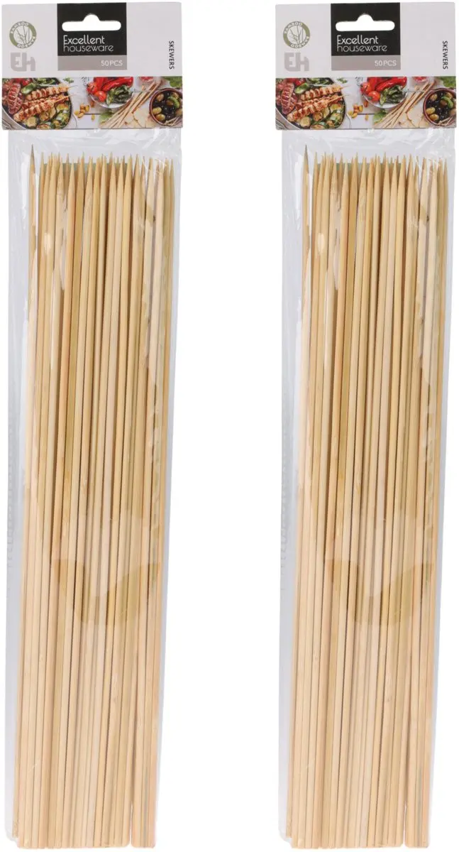 Excellent Houseware Bamboe Satéprikkers 100x