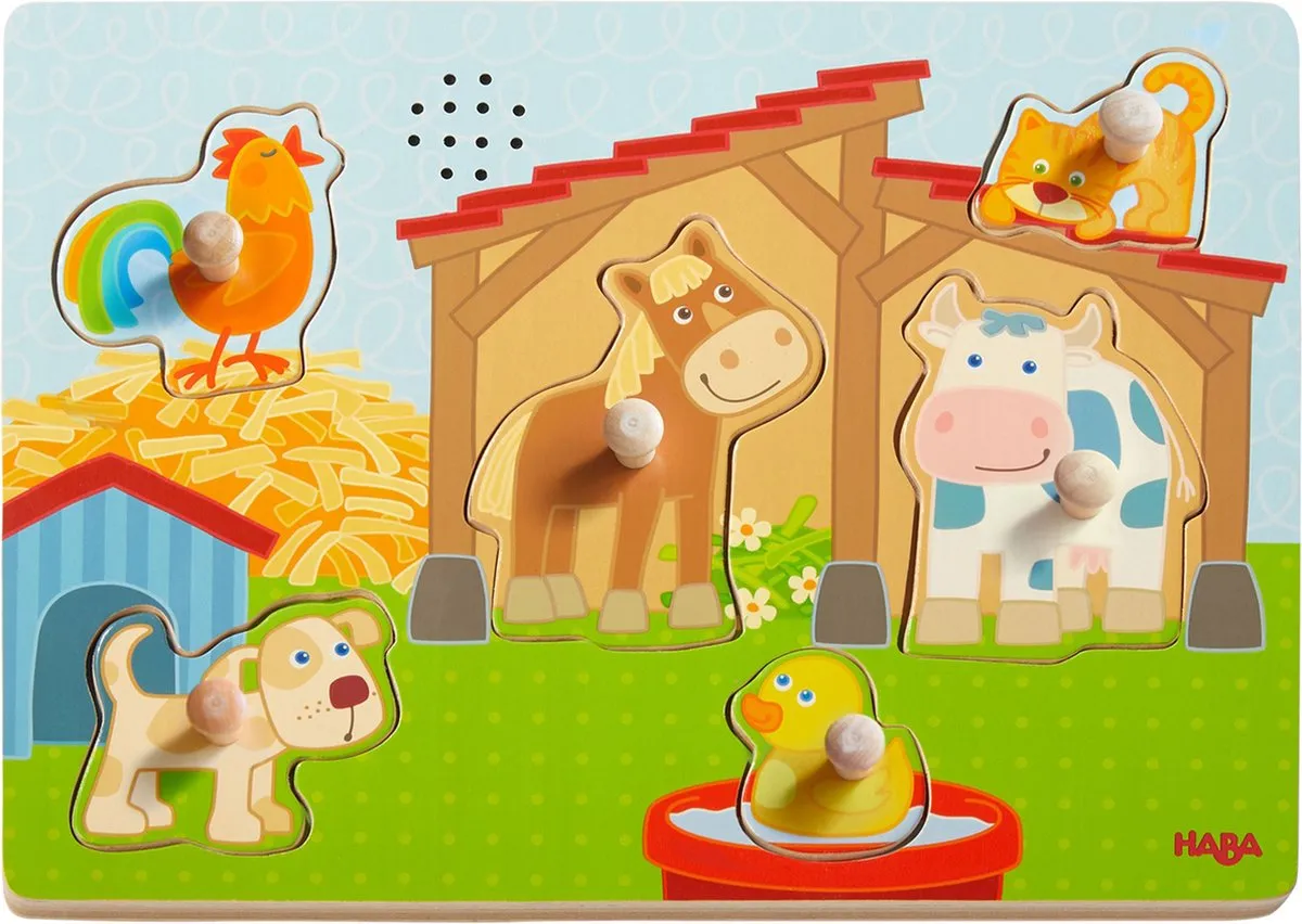 Haba Geluidenpuzzel Op De Boerderij