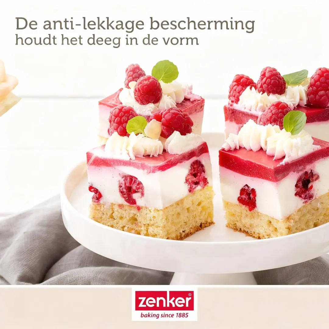 Zenker Deluxe Springvorm 25x38cm - Zwart