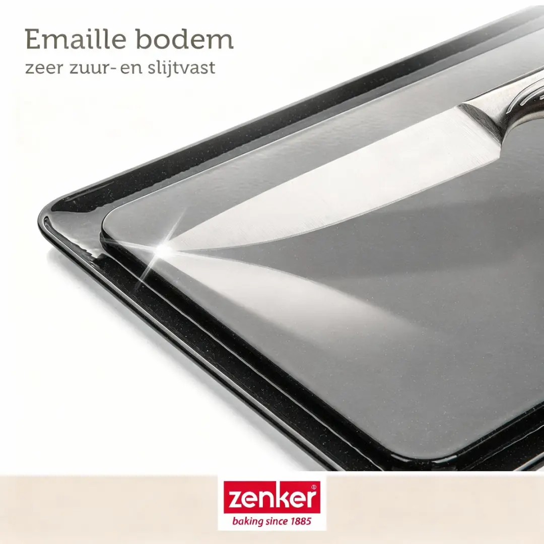 Zenker Deluxe Springvorm 25x38cm - Zwart