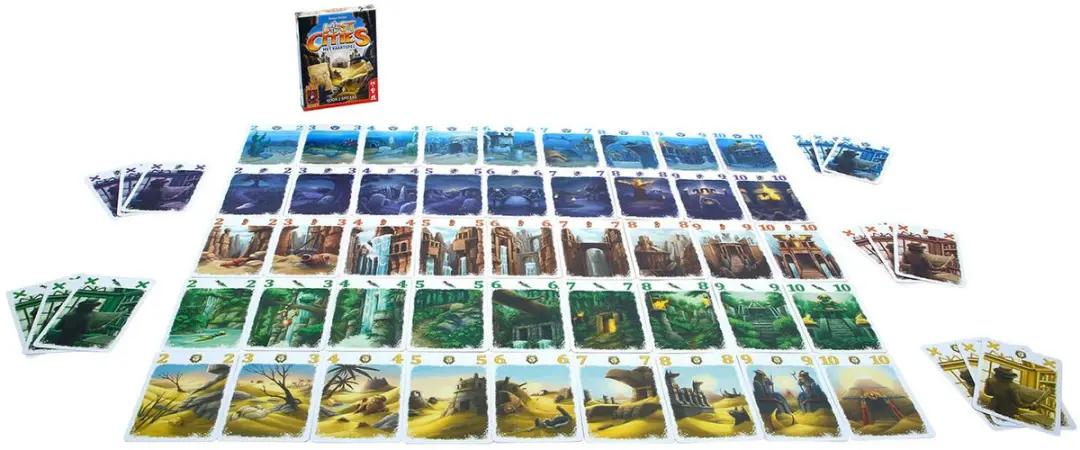 999 Games Lost Cities Kaartspel - 2 Spelers - afbeelding 7 van 7