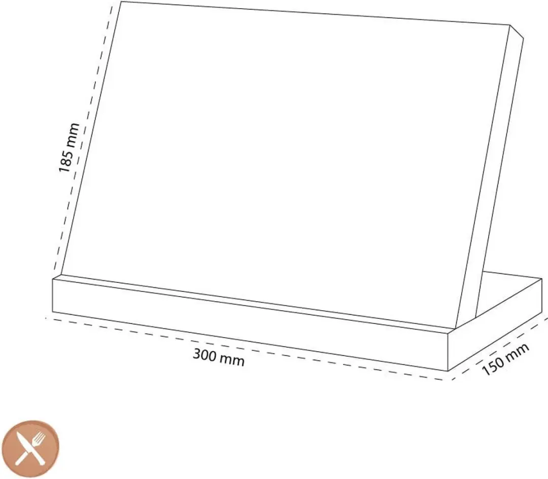 Zwilling Messenblok Bamboe 5-delig - 150x300x185mm