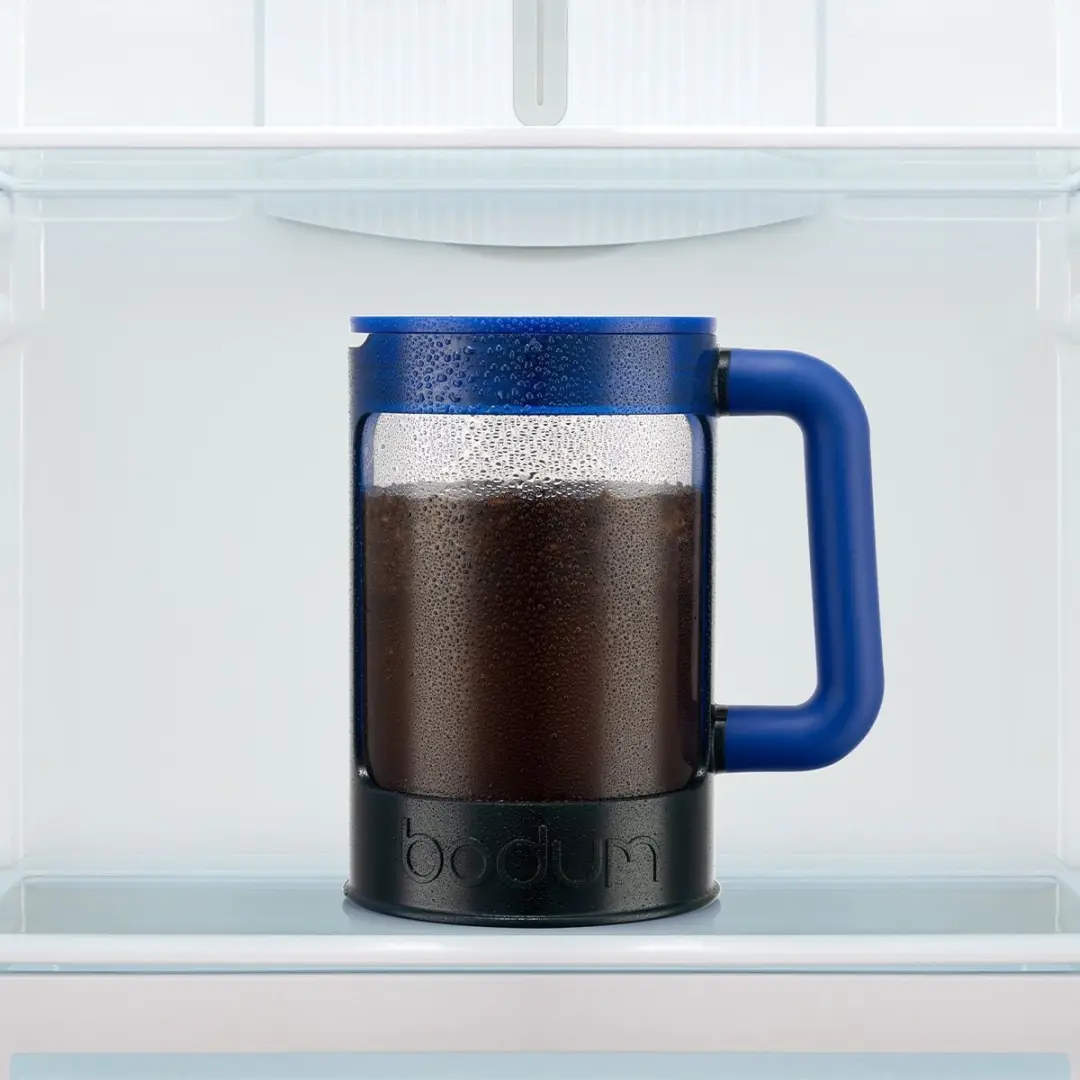 Bodum Bean Set Candy Blue Cafetière IJskoffie - 1,5L - 2 Bekers