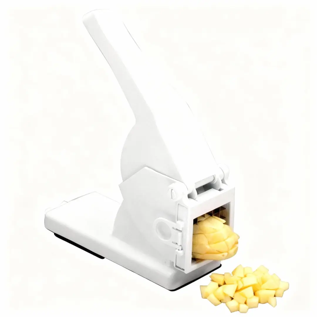 Fackelmann Handmade Tradition Frietsnijder - Wit/RVS
