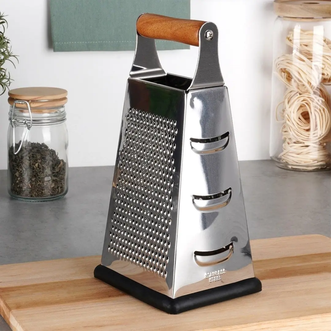 Excellent Houseware EH Collection 4-zijdige Rasp - Zilver