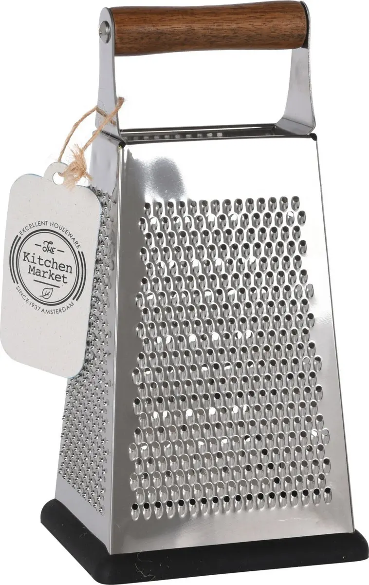 Excellent Houseware EH Collection 4-zijdige Rasp - Zilver