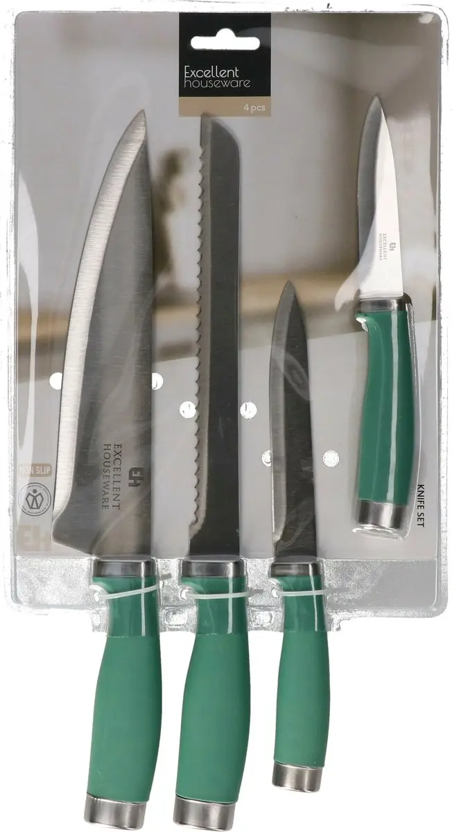 Excellent Houseware Keuken Messen Set 4-delig