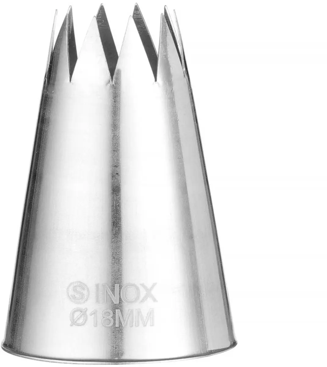 HENDI Stervormige Sproeimondjes Set 7 Stuks - Ø6-18mm - Zilver
