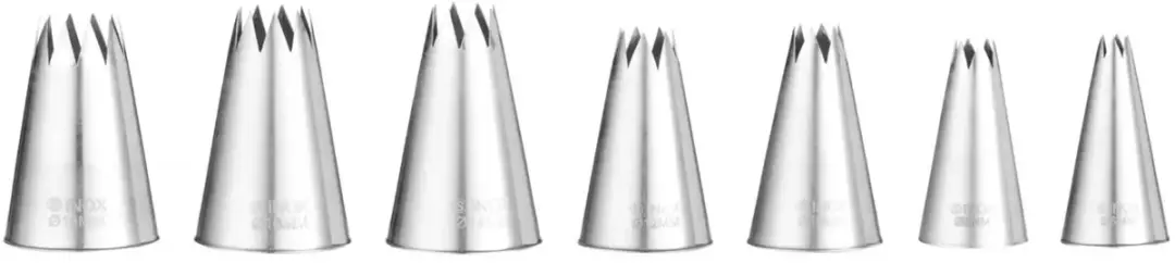 HENDI Stervormige Sproeimondjes Set 7 Stuks
