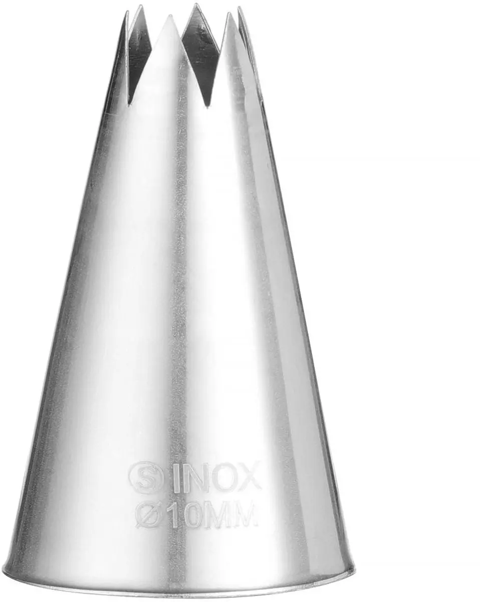HENDI Stervormige Sproeimondjes Set 7 Stuks - Ø6-18mm - Zilver