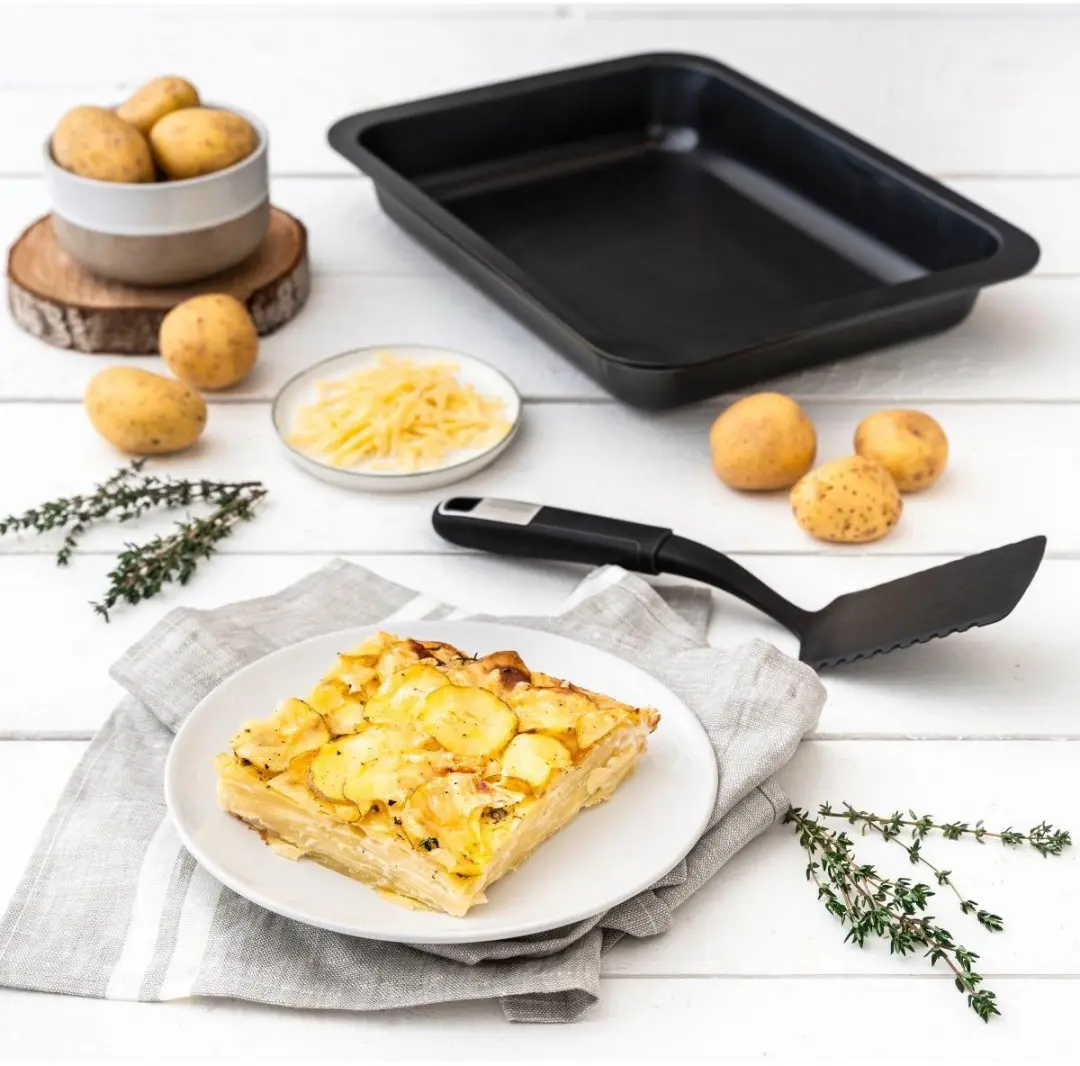 Zenker Special Cooking 9914850 Ovenschaaltjes 2 Stuks - 37x27cm & 28x23cm Zwart - afbeelding 6 van 6
