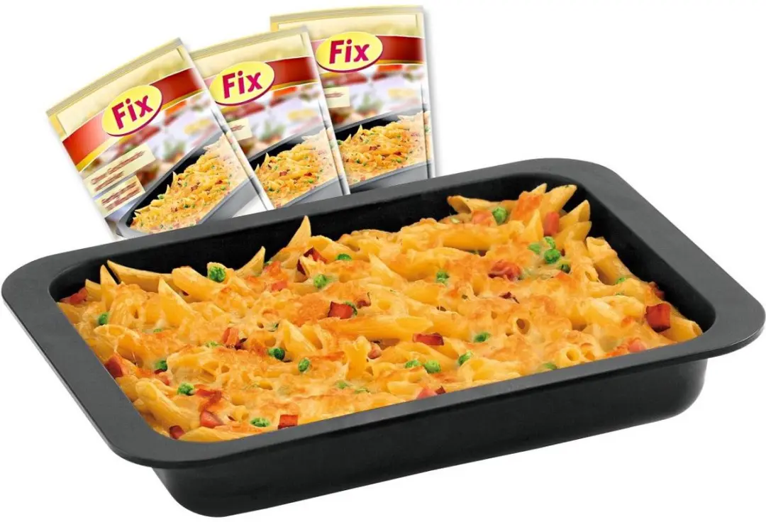 Zenker Special Cooking 9914850 Ovenschaaltjes 2 Stuks - 37x27cm & 28x23cm Zwart