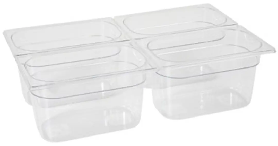 HENDI Gastronorm Container 1,8L - Transparant 265x162x65mm