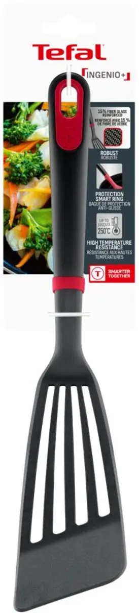 Tefal Ingenio Plus Lange Spatel - Zwart & Rood - afbeelding 6 van 6