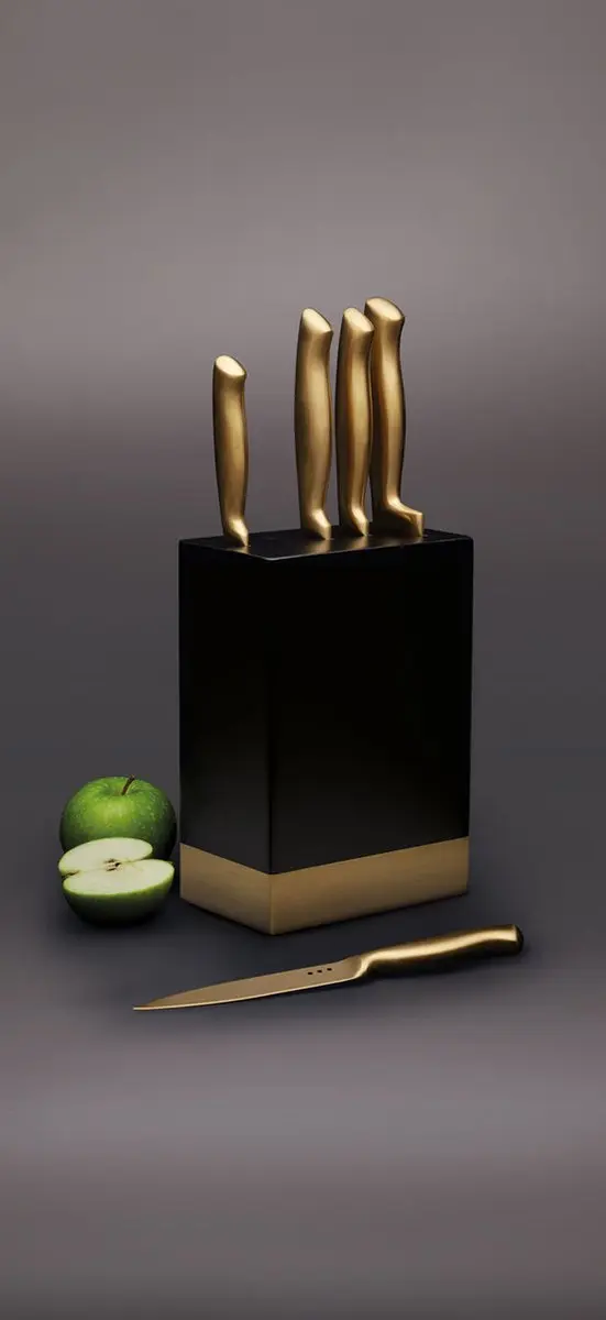 MasterClass Messenset 5-delig - Goud - Roestvrijstaal
