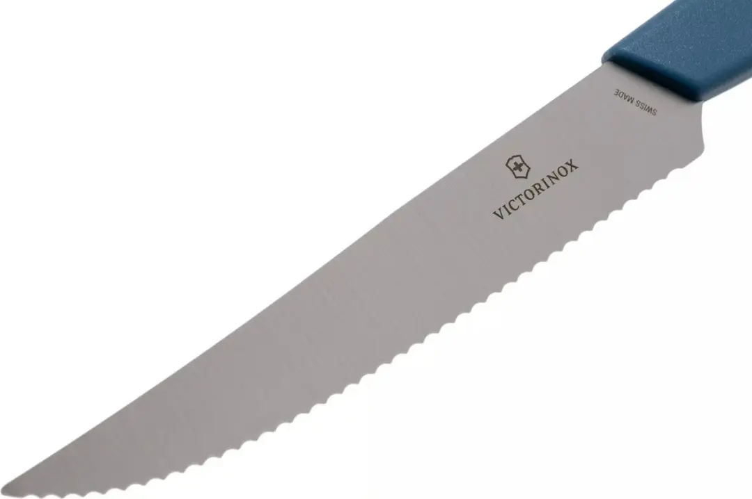 Victorinox Swiss Modern Steakmes 12cm - Blauw