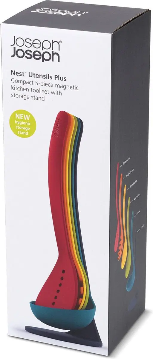 Joseph Joseph Nest Houder met 5 Keukenhulpen - 6 Stuks - Multicolor - afbeelding 6 van 6