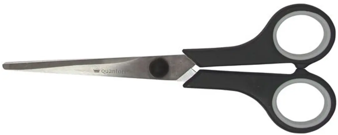 Quantore 170mm Soft Grip Schaar - Zwart