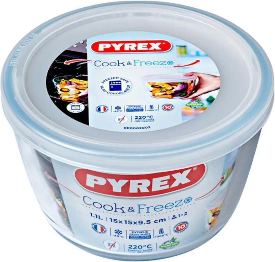 PYREX Cook & Freeze Schaal Rond 1.6L