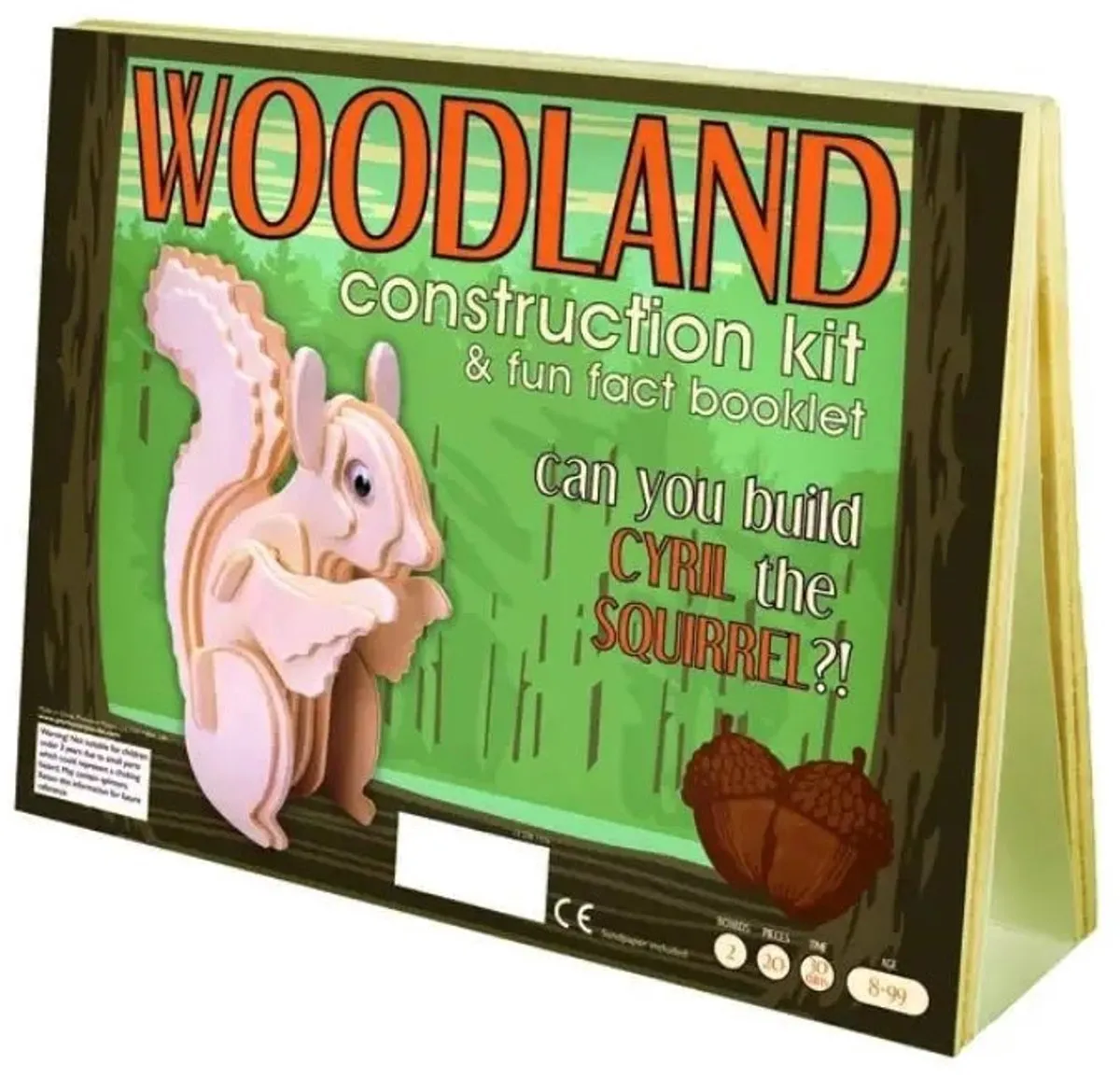 Asmodee 3D Puzzel Eekhoorn - 60 Stuks