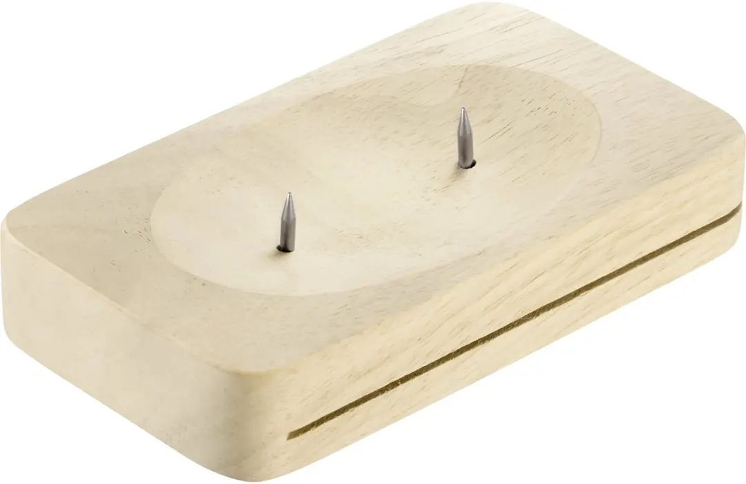 Westmark Aardappel Snijhulp 10722260 - RVS/Hout - Zilver/Bruin