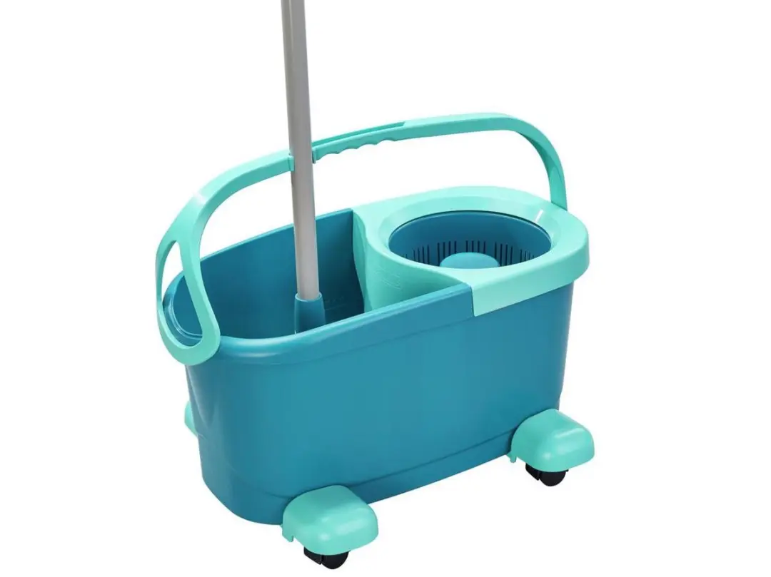 Leifheit Clean Twist Disc Mop Ergo - 6 Liter - Turquoise/Grijs