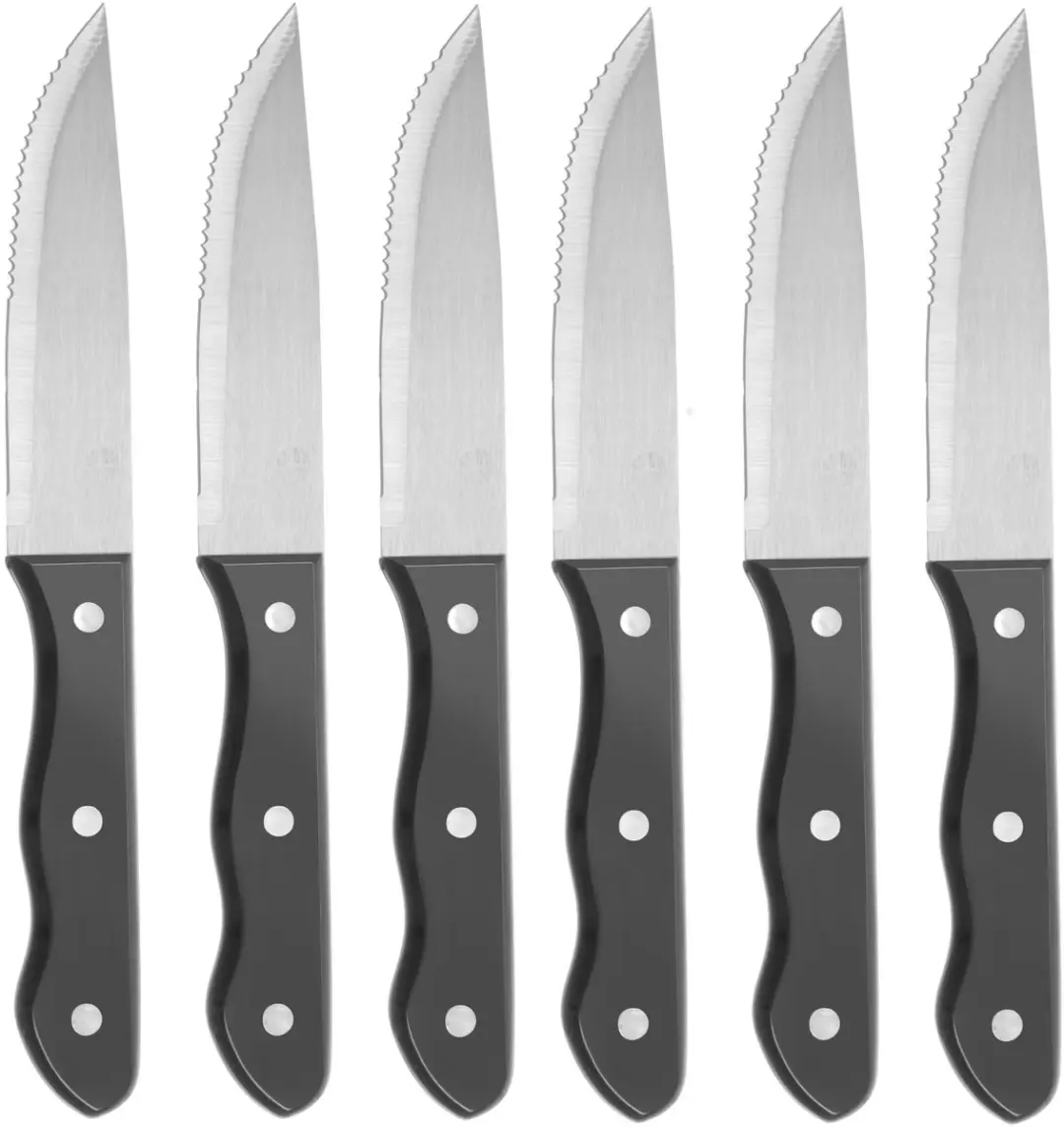 HENDI Steakmessen XL 250mm - Set van 6