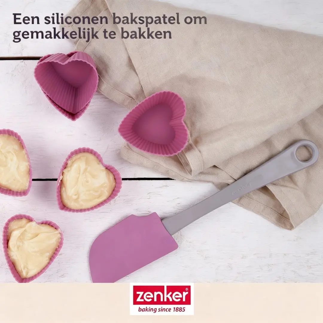 Zenker Bakset met omgekeerde taartvorm 28cm - Zwart