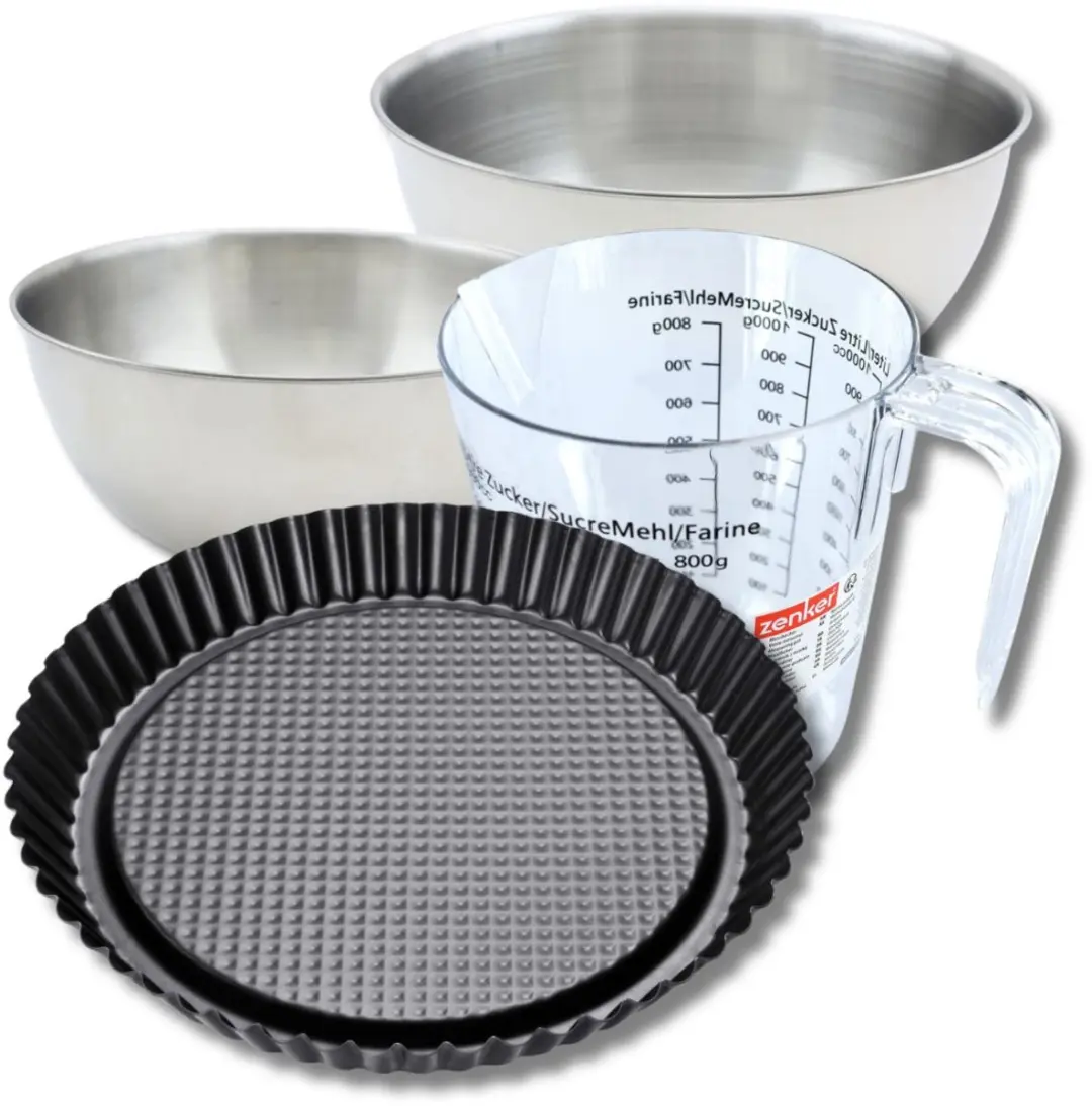 Zenker Bakset met omgekeerde taartvorm 28cm