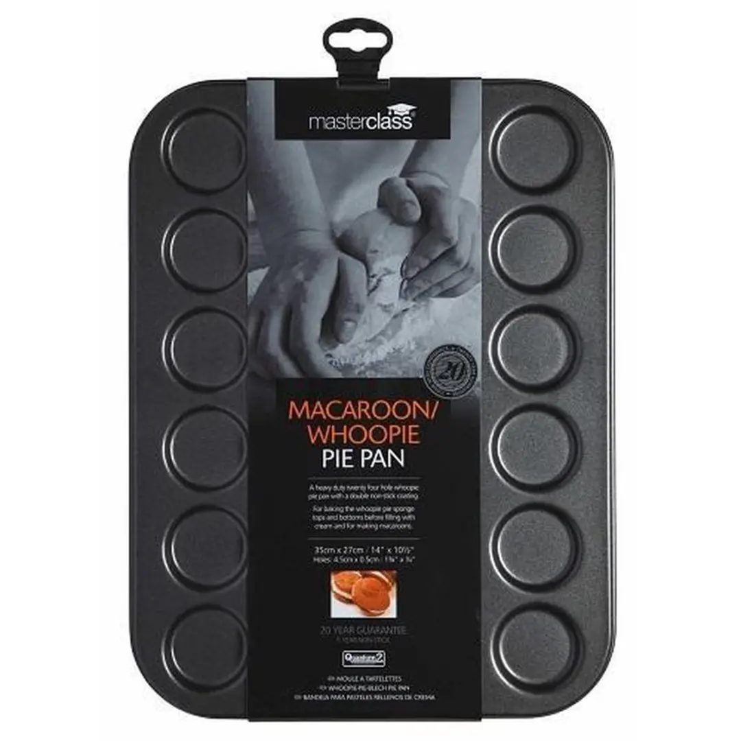 MasterClass Macaronbakvorm 24-gats - 35x27cm - Zwart