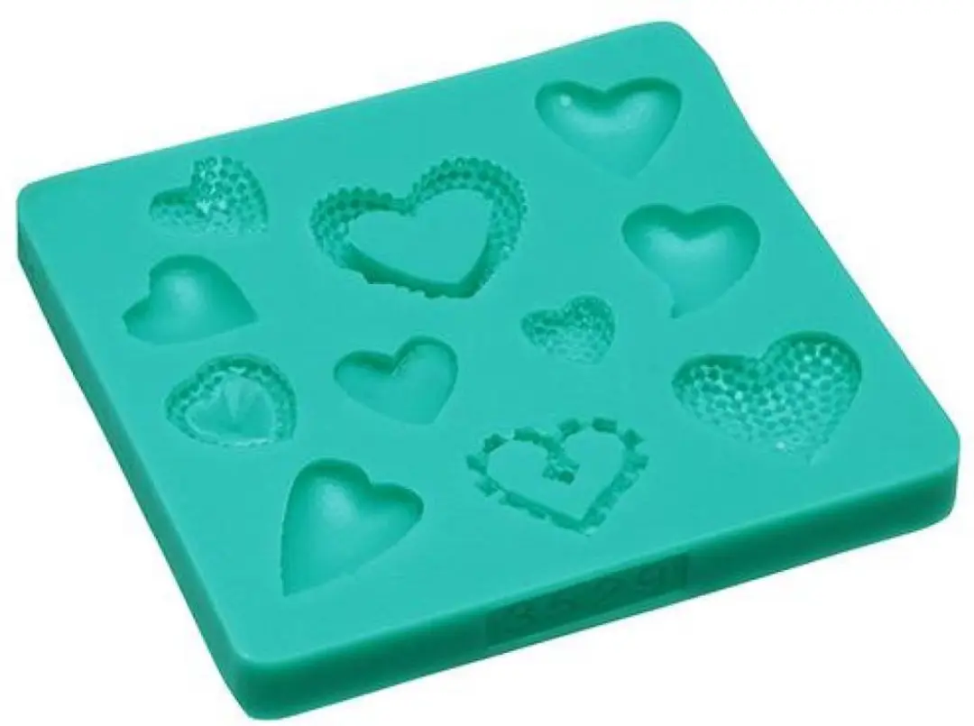 KitchenCraft Siliconen Mal Hartjes