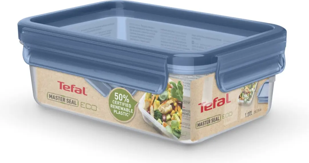 Tefal MasterSeal Fresh Vershoudbakje 1L - Blauw