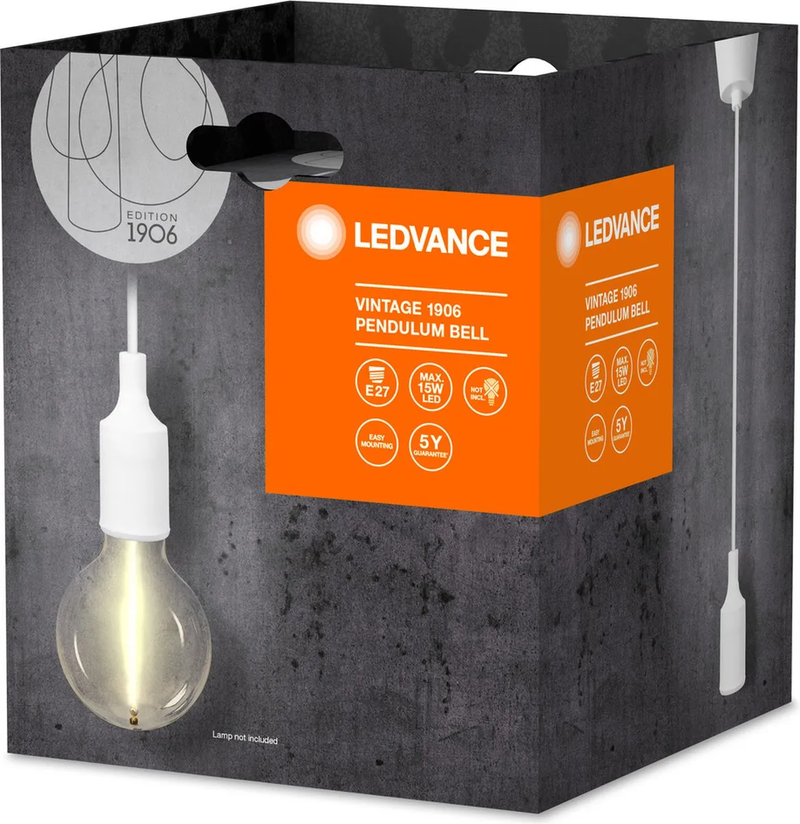 LEDVANCE Vintage 1906 Hanglamp BELL E27 - Wit
