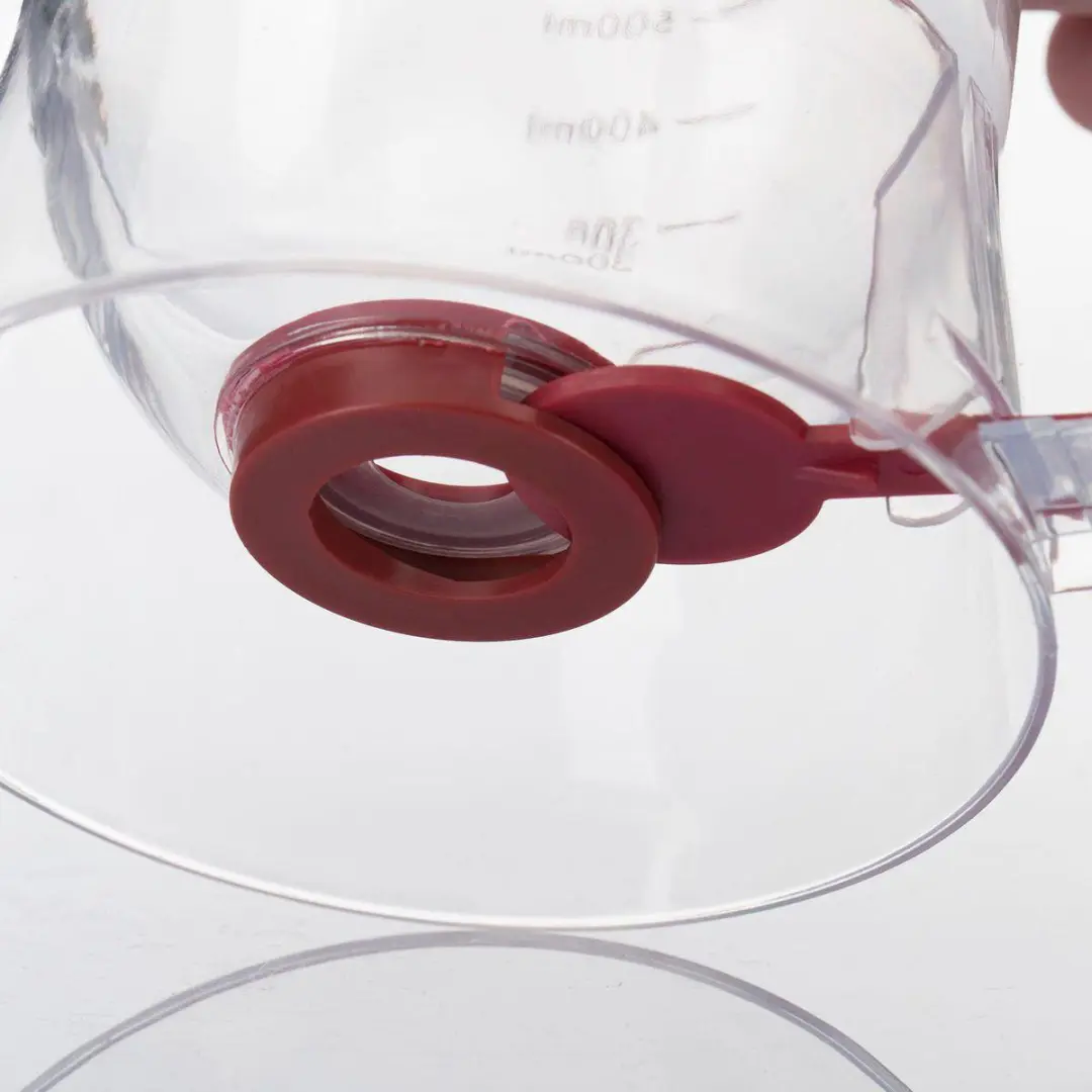 Westmark Portioneerder 900ml - Transparant/Rood