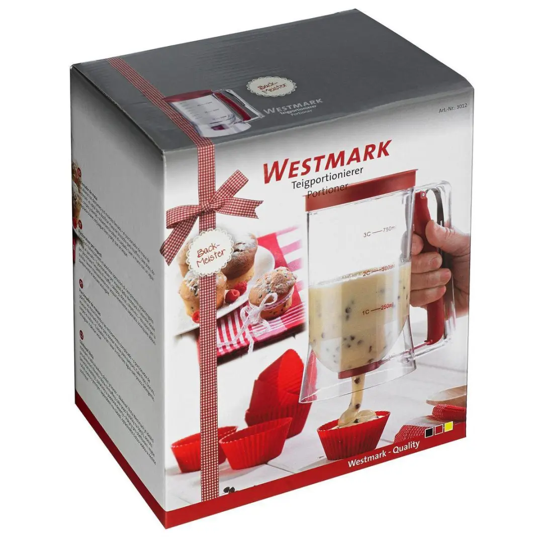 Westmark Portioneerder 900ml - Transparant/Rood
