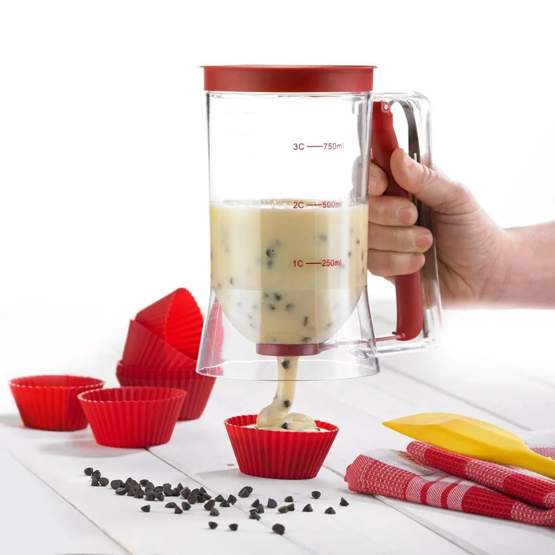 Westmark Portioneerder 900ml - Transparant/Rood